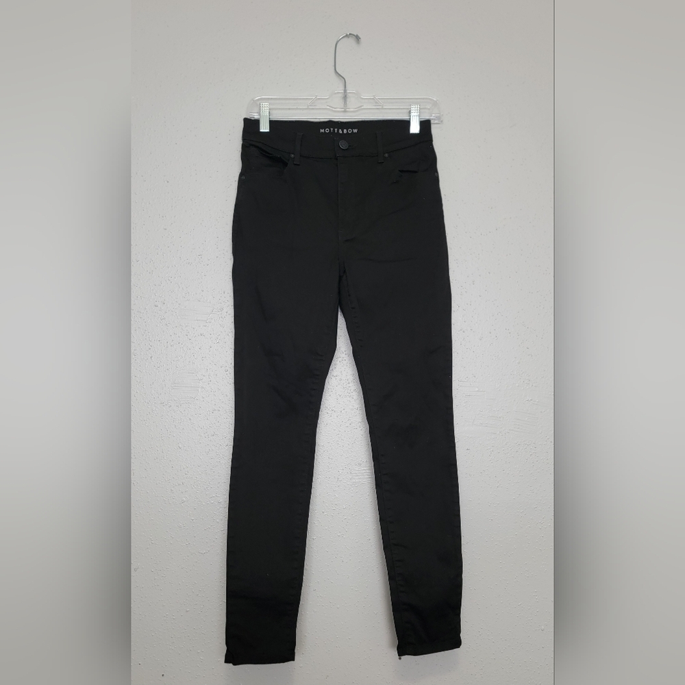 Mott & Bow High Rise Skinny Bond Denim Jeans
